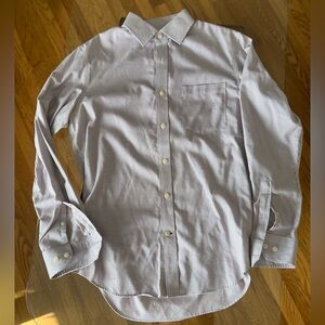 Banana Republic Men’s Classic Fit red/blue/white gingham button-up size Small